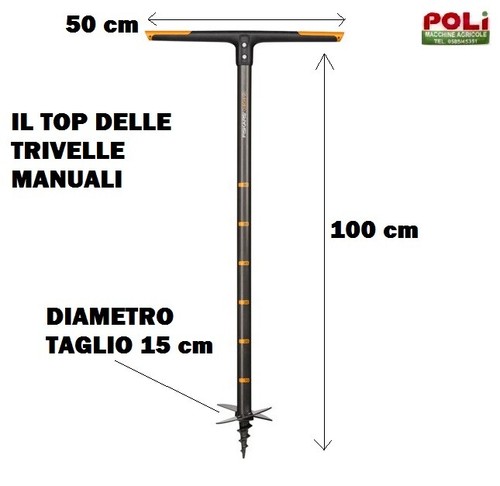 Fiskars trivella manuale - fiskars, per