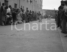 1947 MANERBIO (BS) Gara pattinaggio velocità a rotelle (11) NEGATIVO ORIGINALE