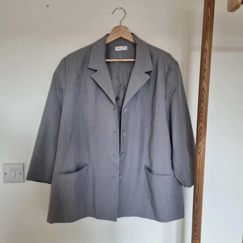 Giacca blazer classico grigio
