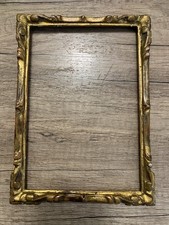 Antica Cornice Veneziana Intagliata e dorata a foglia. 1900