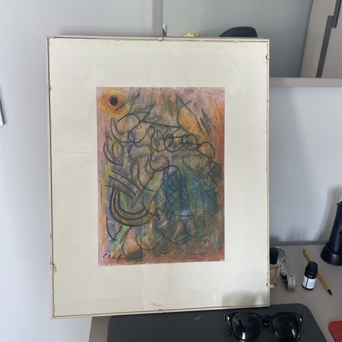 Quadro moderno dipinto mano - quadro,
