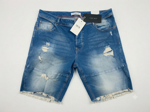 Pantaloncini uomo denim zara - pantaloncini,
