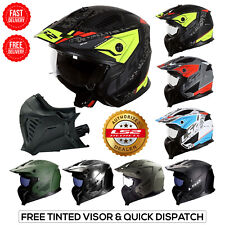 CASCO MOTO MODULARE OPEN FACE LS2 OF606 DRIFTER DEVOR + VISIERA SCURA GRATUITA