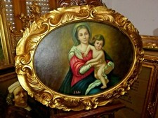  DIPINTO OLIO SU TELA"MADONNA