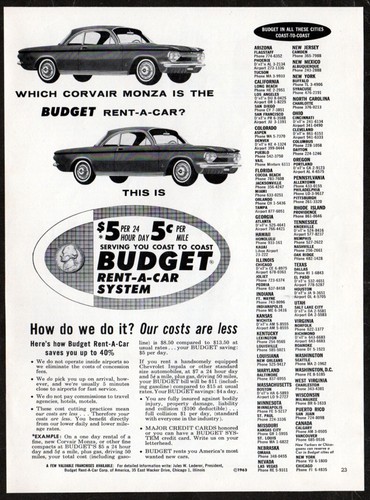 1963 chevrolet corvair - 1963,