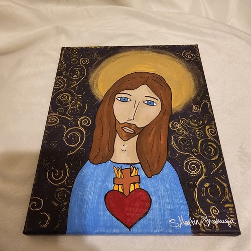 Quadro tela sacro cuore di - cuore,