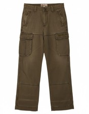 MURPHY & NYE Pantaloni cargo dritti da uomo W33 L33 kaki CB11