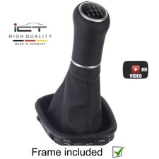 ICT pomello cambio cuffia per Mercedes W203 S203 CL203 2000–03/2004 pelle A64