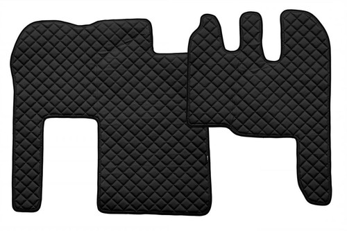 Tappetini eco pelle nera - tappetini, in