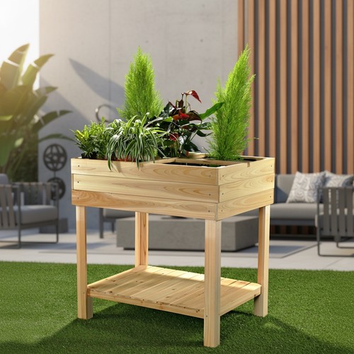 Letto rialzato legno tavolo