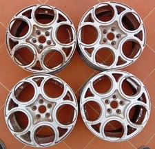 4 Cerchi In Lega  X Alfa Romeo replica 147 156 GTA GTV 16 5 fori