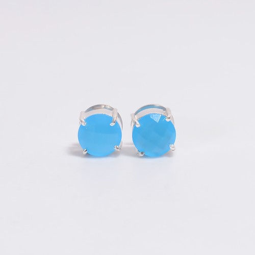 Pietra preziosa calcedonio blu