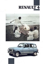 Catalogue brochure  Renault 4