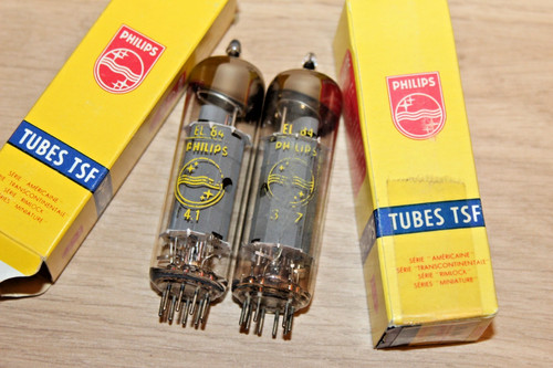 El84 philips coppia abbinata - philips,