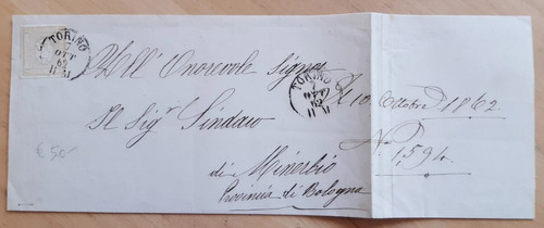 Regno italia 1862 stampati - italia,