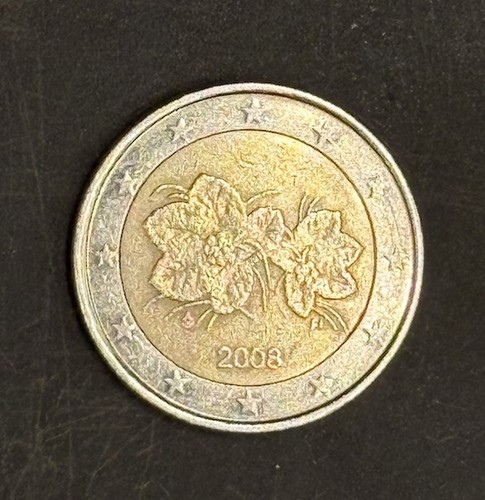 Moneta euro fiori finland - moneta,