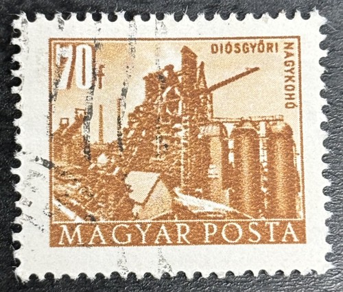 Francobollo usato ungheria - francobollo,