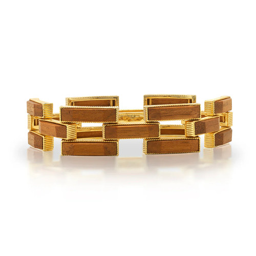 Bracciale maglia percorso - , in