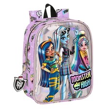  Zaino Scuola Monster High Best boos Lilla 22 x 27 x 10 cm