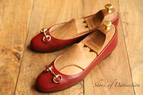 Mocassini gucci pelle rossa - mocassini,