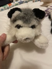 Peluche Siberian Husky vintage