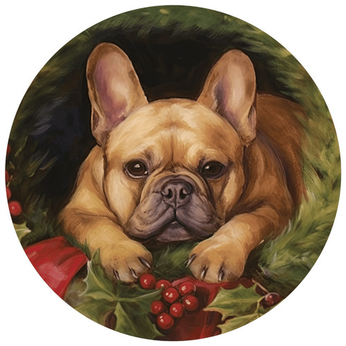 Bulldog francese cane auto