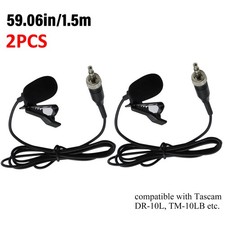 2 pezzi Microfono Lapel