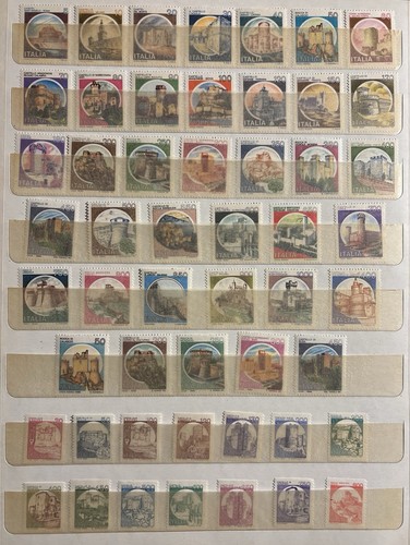 Francobolli nuovi castelli - francobolli,