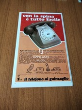 1969 TELEFONO MODELLO UNIFICATO SIP  VINTAGE AD PUBBLICITA