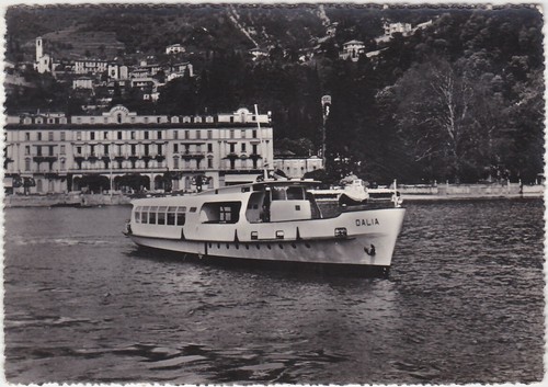Navigazione sul lago como - lago,