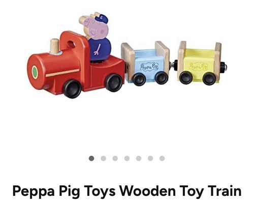 Set trenino legno peppa - trenino,