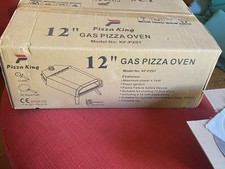 Forno a gas per pizza King modello KF-PZ01 da 12" imballato mai usato 