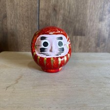 Piccola bambola rossa daruma - bambola,