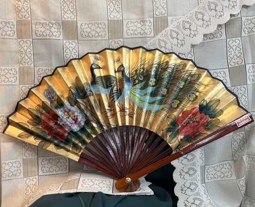 Ventaglio vintage pieghevole - , a