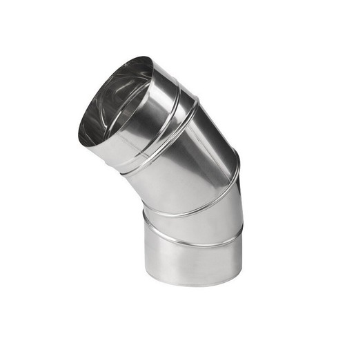 Acciaio inox gradi camino - acciaio, 90