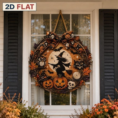 Halloween strega gufo zucca - strega,