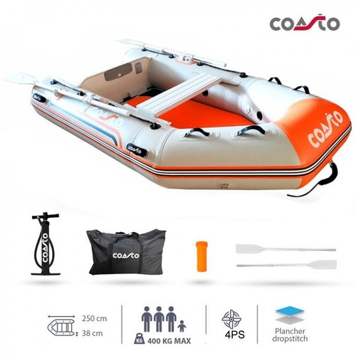 Gommone coasto con fondo punto - gommone,
