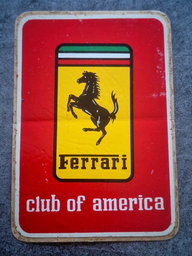 Adesivo ferrari club - adesivo, of