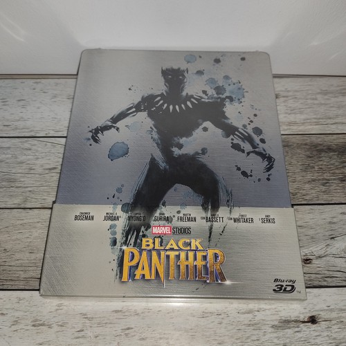 Black panther steelbook 3d - black,
