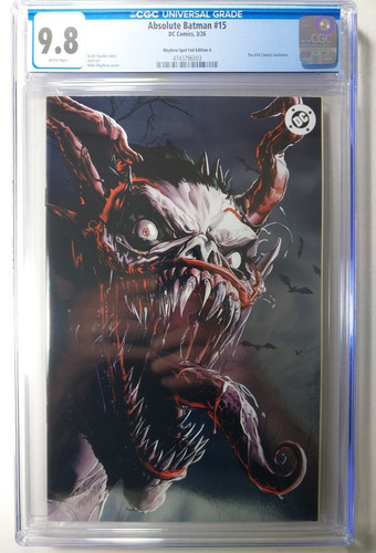 Absolute batman cgc 9 - absolute, 9.8