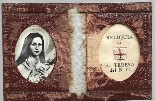 Santino reliquia santa teresa - reliquia,