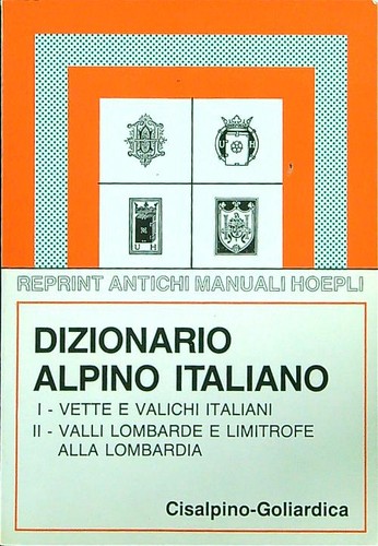 Dizionario alpino italiano - dizionario,