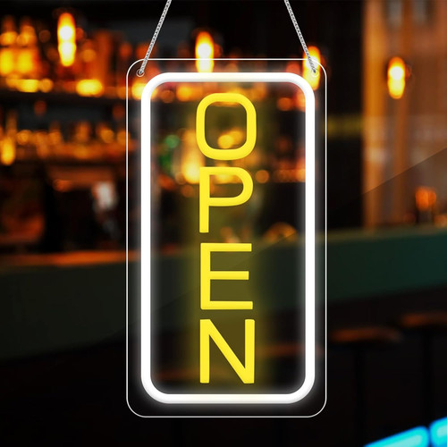 Cartello aperto neon - cartello, neon,
