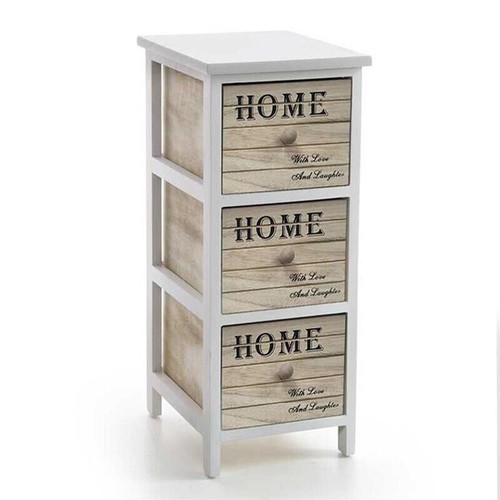 Cassettiera legno decorata - in,
