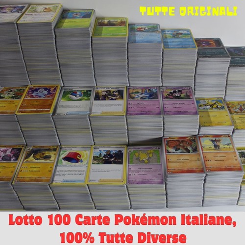 Lotto 100 carte - carte, pokemon