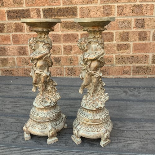 Coppia portacandele vintage - di,