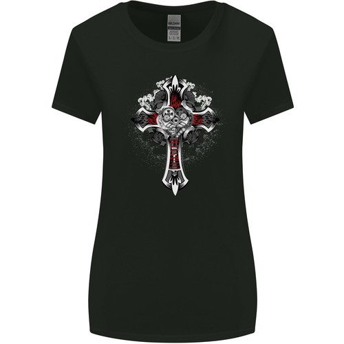 Shirt steampunk cross gothic - t-shirt,