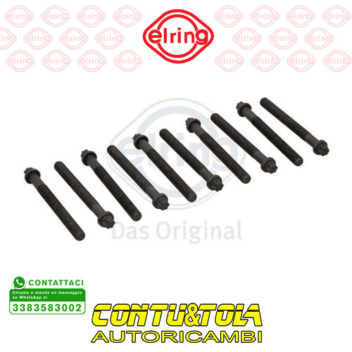 Kit bulloni testata opel - bulloni,
