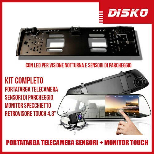 Kit portatarga telecamera - portatarga,
