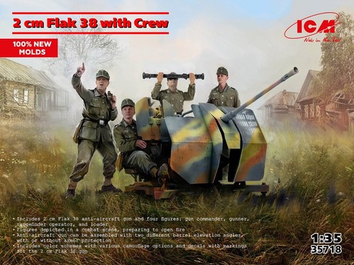 Icm kit militare flak 38 - icm,